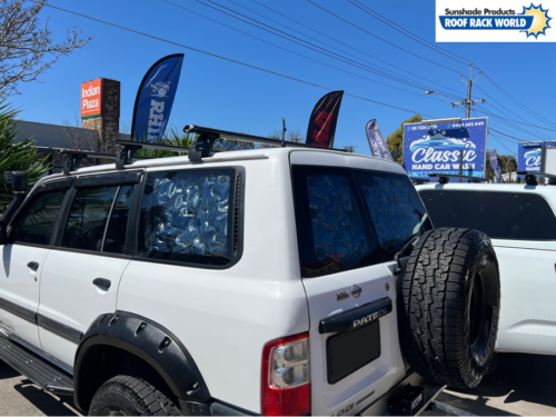 Nissan GU Patrol - without rear air conditioning vents | Solarscreen Cargo Set - Image 12