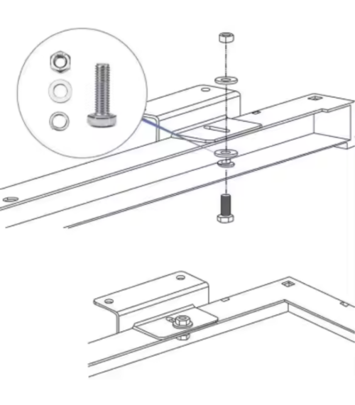 Solar Panel Mounting aluminum Z Brackets for Roof Racks - Large - Image 4