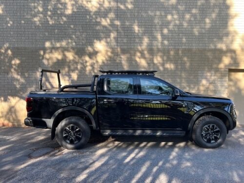 Ford Ranger Next Gen 2022 on 63mm Allbar Removable Trade Rack To Suit Ironman Roller Shutter (rear rack only) - Image 9