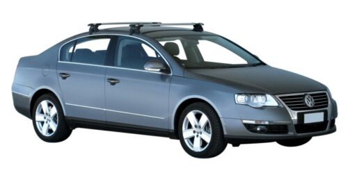 VW Passat Sedan 2006 - 2015 (naked roof) Black Yakima Thru Bars (pr) (S16YB/K391) - Image 5