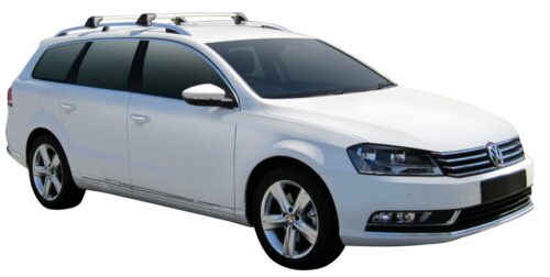 VW Passat Alltrack 2012 - 2016 (raised rails) Yakima Black Flush bars (pr) (S24YB/K328) - Image 3