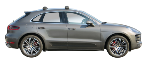 Porsche Macan 2014-2023 (with factory rails) Yakima Flush Black Bars (pr) (S25YB/K812) - Image 2
