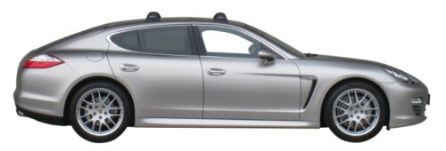 Porsche Panamera 2009 - 2016 (naked roof) Flush Yakima Black Roof Racks (S26YB/K396) - Image 2