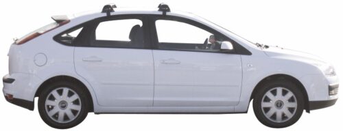 Ford Focus June 2005 - June 2011 (Naked Roof) Yakima Black Flush Roof Racks (S6YB/K172) - Image 4