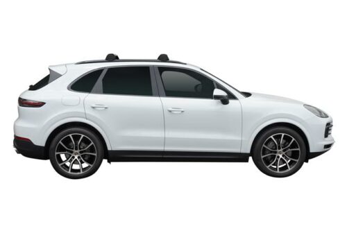 Porsche Cayenne 2019 onwards with Flush Rails Yakima Black Flush Bars (8050235/K1000) - Image 2