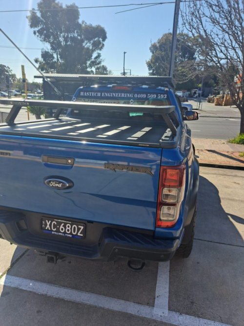 Roller Shutter Platform Rack Pioneer 6 Platform 1300mm x 1430mm with Roof Rack World 170mm Track Mount legs (62113/TSL170) - Image 2