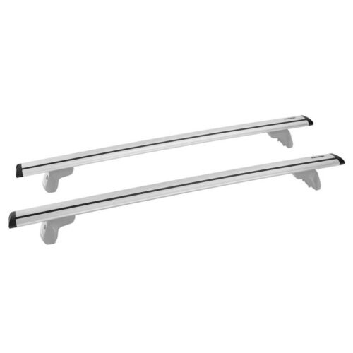 Mazda BT50 Dual Cab (no rails) 2020onwards Gen3 Yakima Jetstream Thru Silver Roof bars (2) (9813004/9813507/9813137) - Image 3
