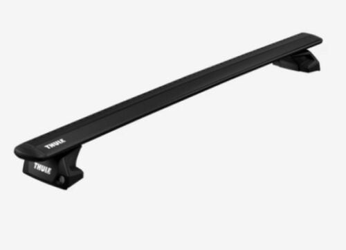 BMW X4 5dr SUV 2019- On Thule Wingbar Evo Roof Racks (pr) Black (711420/710600/186007) - Image 3