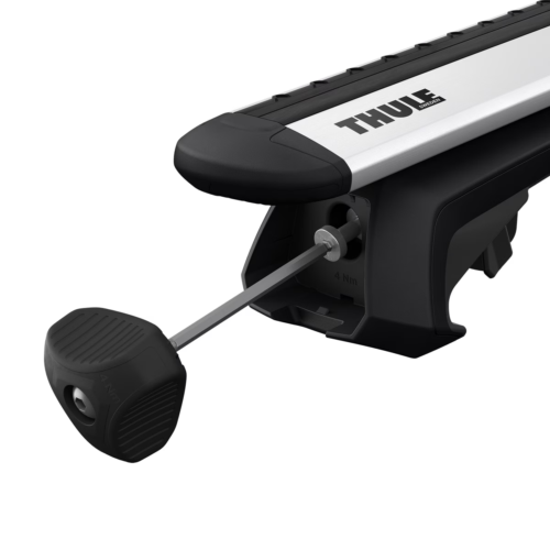 Porsche Taycan Cross Turismo with raised rails 2020on Thule Wingbar Evo Roofracks Silver (pr) (711200/710600/186192) - Image 3