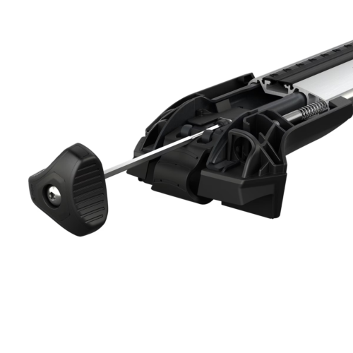 Porsche Taycan Cross Turismo with raised rails 202oon Thule Wingbar Edge Roof Racks (pr) Silver (721400/720600/186192) - Image 3