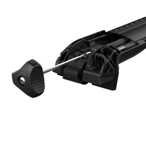 Porsche Taycan Cross Turismo with raised rails 2020onThule Wingbar Edge Roof Racks (pr) Black (721420/720600/186192) - Image 3