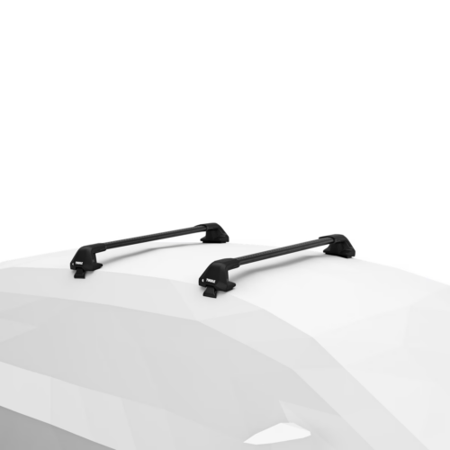 BMW X4 5dr SUV 2014 - 2018 Thule Wingbar Edge Roof Racks (pr) Black (721620/721520/720500/145142) - Image 2