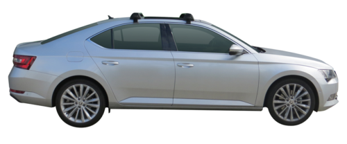 Skoda Superb Sedan 2015 onwards (naked roof) Yakima Flush Bars (pr) (S26YB/K949) - Image 4