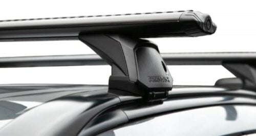 Mitsubishi Eclipse Cross 2017 on with flush rails Rhino Rack RX200 Black Bars(pr) (JC-02141) - Image 2