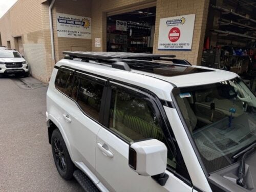Toyota Prado J250 Series with roof rails 12/2009on RX Pioneer 6 Platform (1500x1240mm) connects to rails (JC-01601) - Image 3