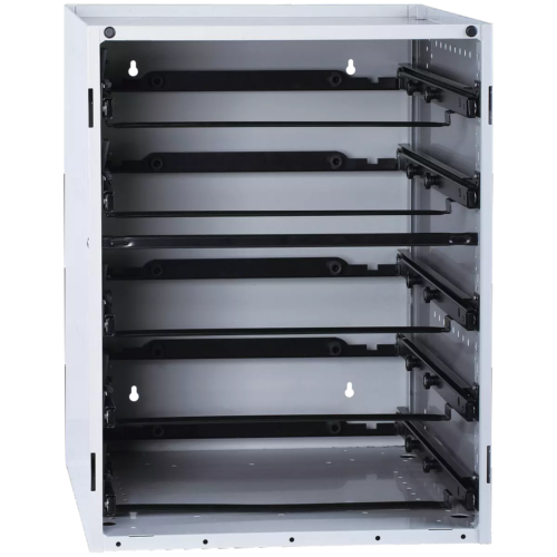 StorageTek Cabinet complete with 5 small Blue ABS cases with PC Lids Fully Assembled - (SCS5SA-BL) - Image 2