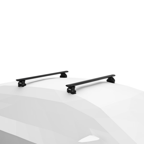 Mitsubishi Triton  MV Dual Cab (GLX,GLX+,GLS) 2024 onwards Thule WingBar Evo Roof Racks (pr) Black (711320/710700/187204) - Image 2