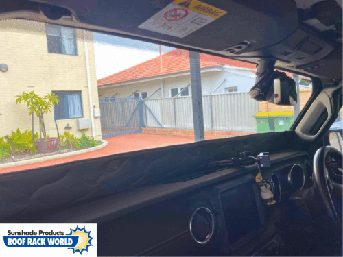 Jeep Wrangler JL (2019 onwards) - Bonnet anti-glare strip | Solarscreen Dash Shade - Image 4