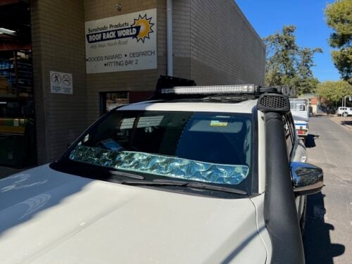 Toyota Landcruiser 300 Series (2021 onwards) - Bonnet anti-glare strip | Solarscreen Dash Shade - Image 3