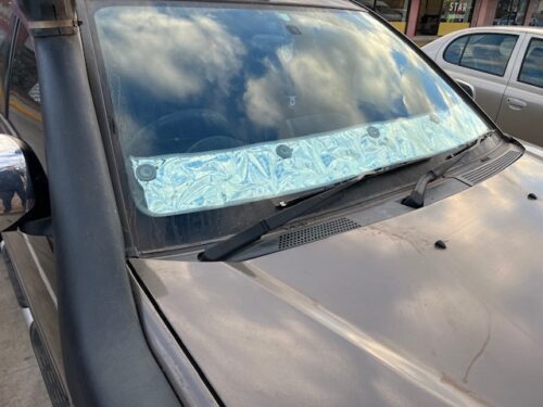 Mitsubishi Triton ML-MN - Bonnet anti-glare strip | Solarscreen Dash Shade - Image 6