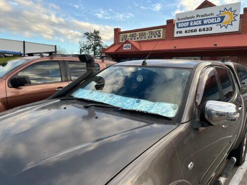 Mitsubishi Triton ML-MN - Bonnet anti-glare strip | Solarscreen Dash Shade - Image 7