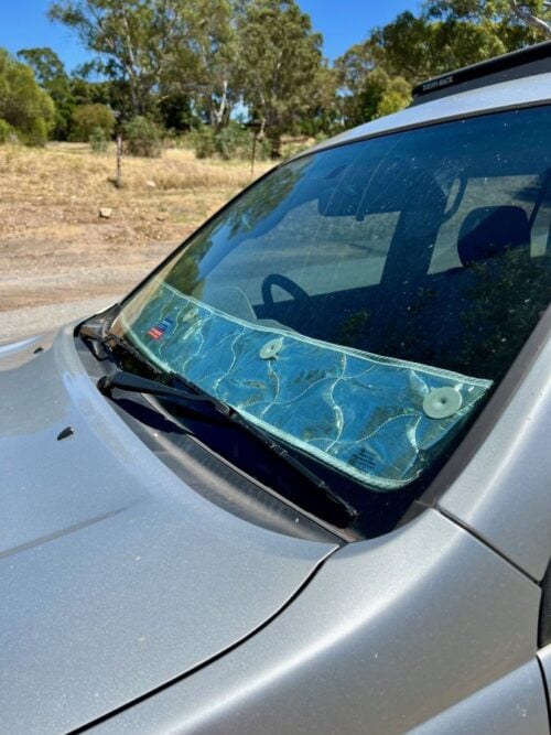 Toyota Prado 120 Series - Bonnet anti-glare strip | Solarscreen Dash Shade - Image 6