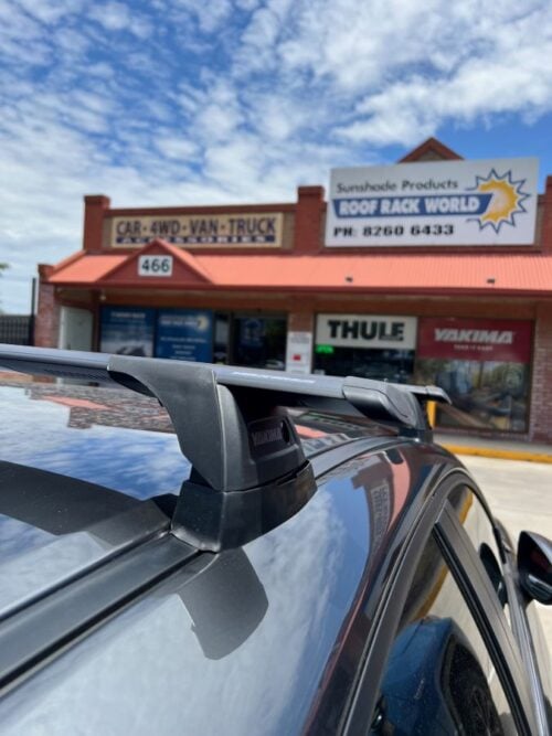 Mazda CX-30 5dr SUV Thru Bar Fixed Point Yakima Roof Racks (pr) Silver (S16Y/K765) - Image 6
