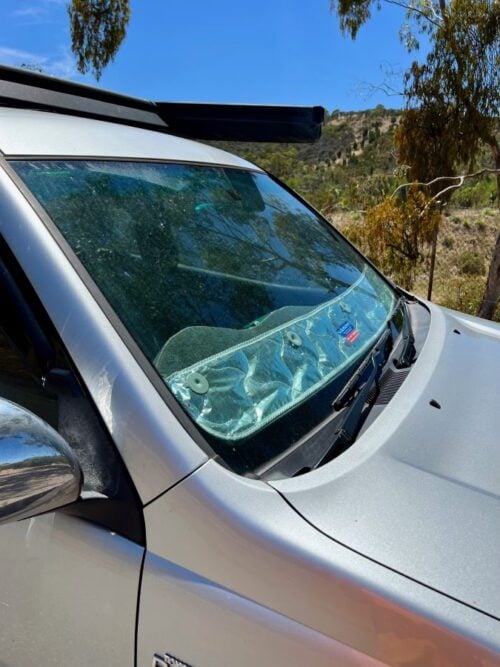 Toyota Prado 120 Series - Bonnet anti-glare strip | Solarscreen Dash Shade - Image 8