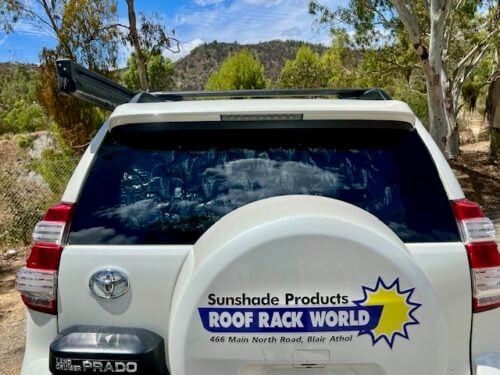 Toyota Prado 150 Series (with spare wheel on rear door) | Solarscreen Cargo Set - Image 4