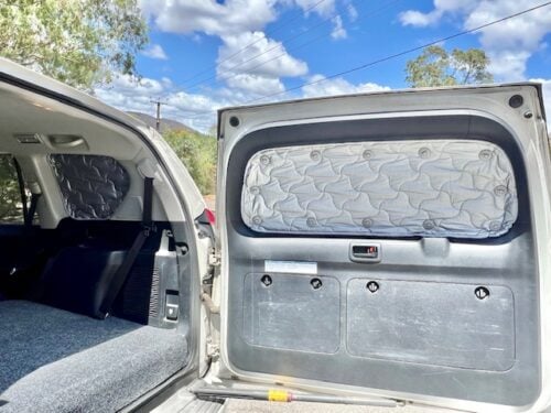 Toyota Prado 150 Series (with spare wheel on rear door) | Solarscreen Cargo Set - Image 8