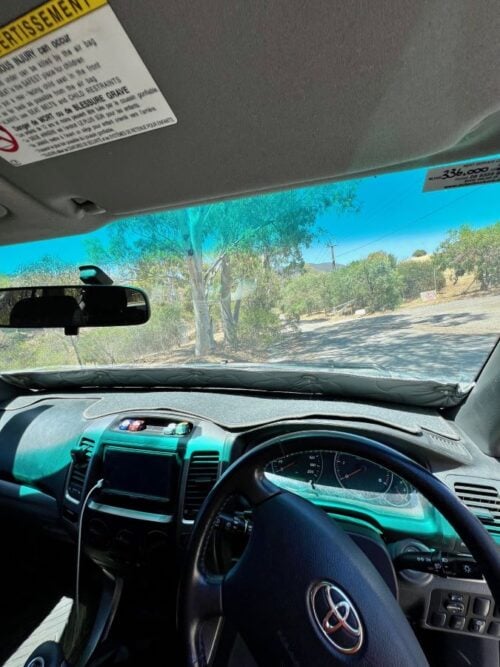 Toyota Prado 120 Series - Bonnet anti-glare strip | Solarscreen Dash Shade - Image 10