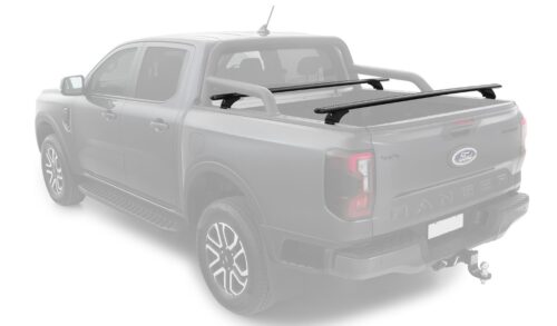 Ford Ranger Gen 2 July 2022on Dual Cab Rhino Rack Tub Mounted Vortex Bars (2) (JC-01571) - Image 2