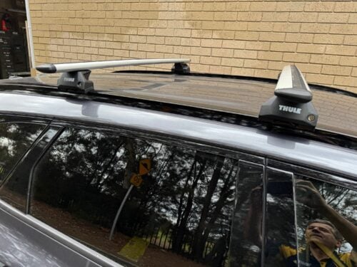 Hyundai Tucson 2021 – On Thule Wingbar Evo Roof Racks (pr) Silver (711300/710600/186112) - Image 4