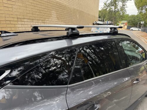 Hyundai Tucson 2021 – On Thule Wingbar Evo Roof Racks (pr) Silver (711300/710600/186112) - Image 8
