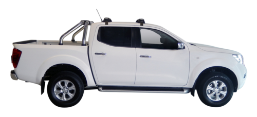 Nissan Navara NP300 D23  Dual Cab 2015 on Yakima ThroughBar Roof Racks (pr) (S17Y/K932) - Image 2