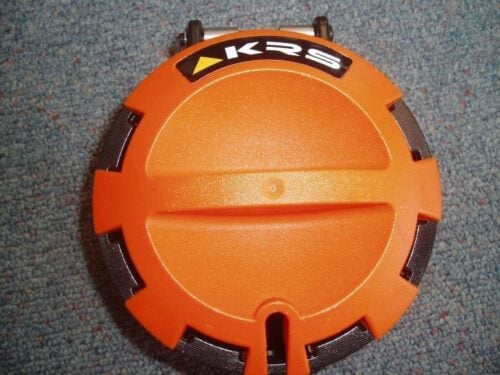 KRS Lockable Bazooka Orange End Cap 100mm (2 Pack) - Image 2