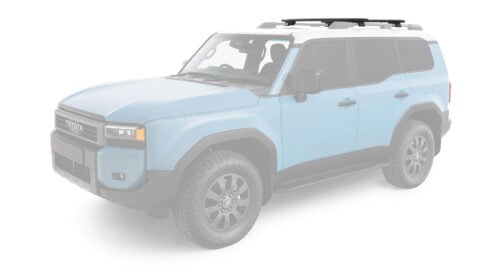 LEXUS GX550 With Raised Rail 1/2024 Onwards Sportz RX Black 2 Bar Roof Rack (JC-04570)