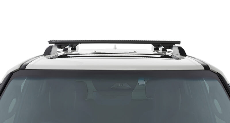 HYUNDAI ix35 With Roof Rails 2/2010-7/2015 Sportz RX Black 2 Bar Roof Rack (JC-04570)