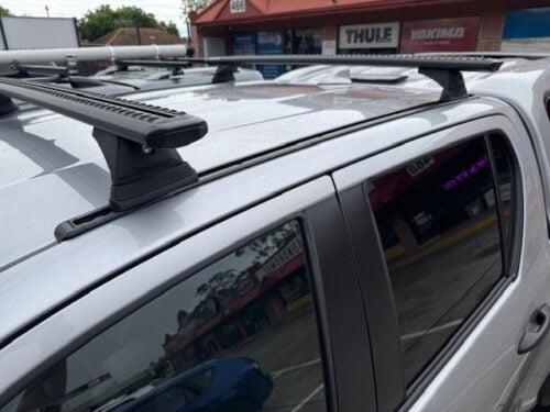 FORD Ranger Gen 2 (P703) Double Cab 1/2022 Sportz RCH Black 2 Bar Roof Rack (JC-04524) - Image 3