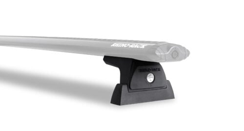 ISUZU MU-X Gen1, LS-T 1/2013-12/2021 Sportz RLT600 Trackmount Black 2 Bar Roof Rack (JC-04361)