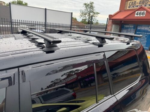 TOYOTA LandCruiser 200 Series 1/2007-12/2021 Sportz RCH Black 3 Bar Roof Rack (JC-04920) - Image 2