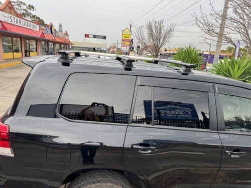 TOYOTA LandCruiser 200 Series 1/2007-12/2021 Sportz RCH Black 3 Bar Roof Rack (JC-04920) - Image 4