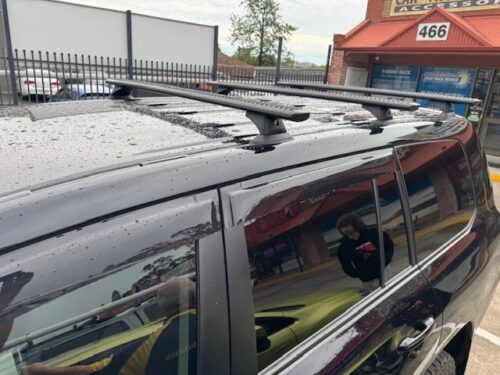 TOYOTA LandCruiser 200 Series 1/2007-12/2021 Sportz RCH Black 3 Bar Roof Rack (JC-04920) - Image 5