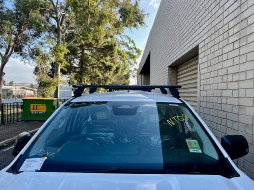 FORD Ranger Gen 2 (P703) Double Cab 1/2022 Onwards Sportz 2500 Black 2 Bar Roof Rack (JC-04571) - Image 3