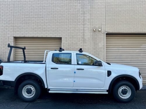 FORD Ranger Gen 2 (P703) Double Cab 1/2022 Onwards Sportz 2500 Black 2 Bar Roof Rack (JC-04571) - Image 5