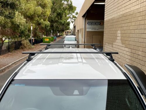 Toyota Landcruiser 300 Series without roof rails 2021 onwards Yakima Jetstream Silver 2 Roof bars (9813507/9813832/9813024) - Image 15