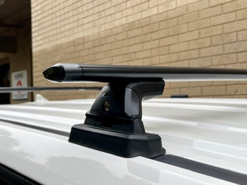 Toyota Landcruiser 300 Series without roof rails 2021 onwards Yakima Jetstream Silver 2 Roof bars (9813507/9813832/9813024) - Image 14