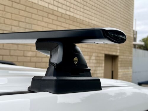 Toyota Landcruiser 300 Series without roof rails 2021 onwards Yakima Jetstream Silver 2 Roof bars (9813507/9813832/9813024) - Image 11