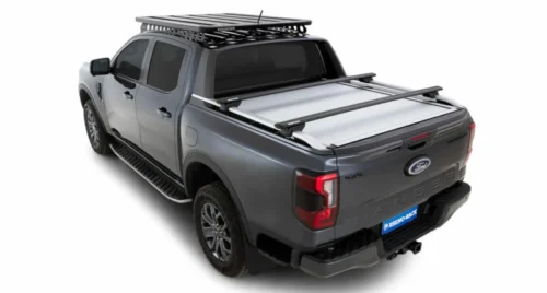 FORD Ranger Wildtrak Ute Tray Roof Rails 4/2009-7/2011 Sportz RX Black 2 Bar Roof Rack (JC-05216) - Image 4