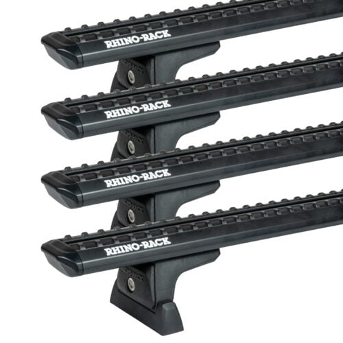 MITSUBISHI Express LWB X82 1/2020 Onwards Sportz RLT600 Black 4 Bar Roof Rack (JC-05279)